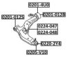 ASVA 0201-012S Control Arm-/Trailing Arm Bush